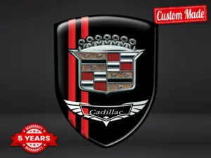 Cadillac Adesivi Parabrezza su Misura Corsa Tuning Regolabili